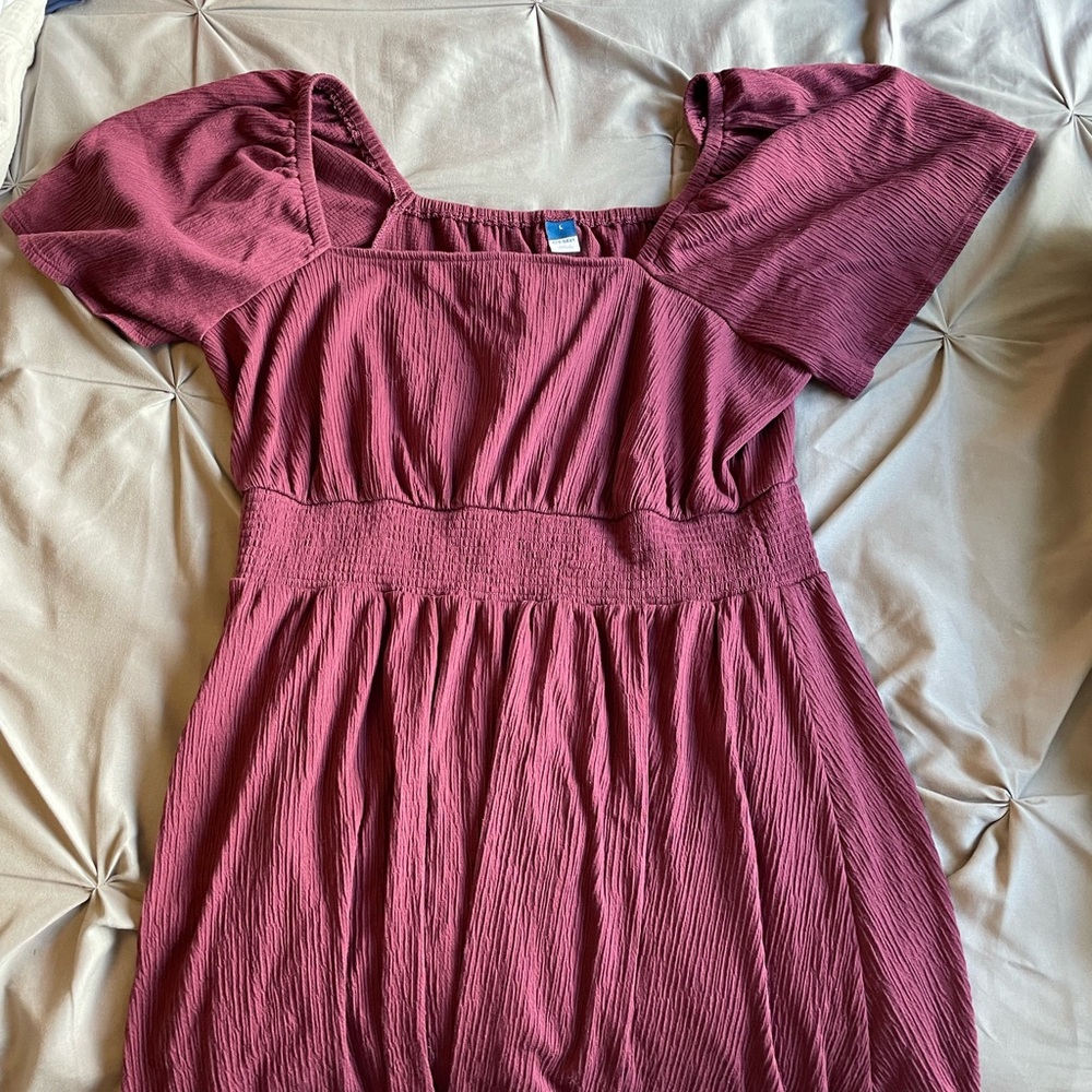 Old Navy Burgundy Mini Dress